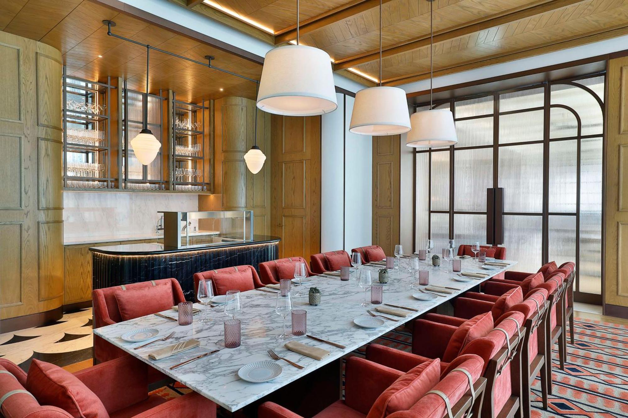 Waldorf Astoria Doha Lusail 外观 照片 The private dining room at the restaurant